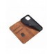 Magnet Fancy Case Fodral för iPhone 12 Pro Pouch Card Plånbok Kortställ Brun