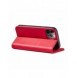 Magnet Fancy Case Fodral för iPhone 12 Pro Pouch Plånbok Korthållare Röd