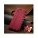 Magnet Fancy Case Fodral för iPhone 12 Pro Pouch Plånbok Korthållare Röd