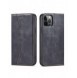 Magnet Fancy Case Fodral för iPhone 12 Pro Max Pouch Plånbok Korthållare Svart