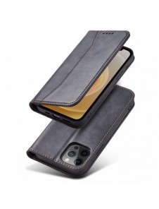 Magnet Fancy Case Fodral för iPhone 12 Pro Max Pouch Plånbok Korthållare Svart