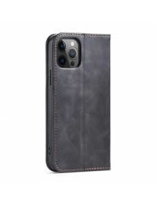 Magnet Fancy Case Fodral för iPhone 12 Pro Max Pouch Plånbok Korthållare Svart