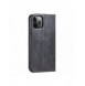 Magnet Fancy Case Fodral för iPhone 12 Pro Max Pouch Plånbok Korthållare Svart