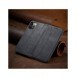 Magnet Fancy Case Fodral för iPhone 12 Pro Max Pouch Plånbok Korthållare Svart