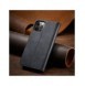Magnet Fancy Case Fodral för iPhone 12 Pro Max Pouch Plånbok Korthållare Svart