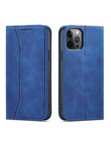 Magnet Fancy Case Fodral för iPhone 12 Pro Max Pouch Card Plånbok Kortställ Blå