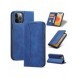 Magnet Fancy Case Fodral för iPhone 12 Pro Max Pouch Card Plånbok Kortställ Blå