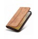 Magnet Fancy Case Fodral för iPhone 12 Pro Max Pouch Plånbok Korthållare Brun