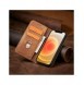 Magnet Fancy Case Fodral för iPhone 12 Pro Max Pouch Plånbok Korthållare Brun