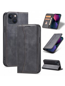 Magnet Fancy Fodral för iPhone 13 mini skalkort plånbok kortställ svart