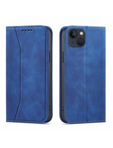 Magnet Fancy Fodral för iPhone 13 mini täckkort plånbok kortställ blå