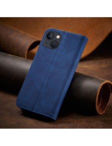 Magnet Fancy Fodral för iPhone 13 mini täckkort plånbok kortställ blå