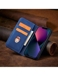Magnet Fancy Fodral för iPhone 13 mini täckkort plånbok kortställ blå