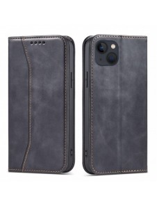 Magnet Fancy Fodral för iPhone 13 Pouch Card Plånbok Kortställ Svart