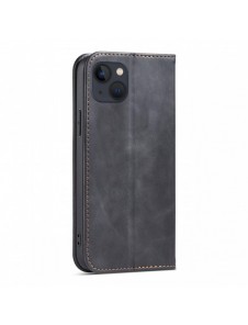 Magnet Fancy Fodral för iPhone 13 Pouch Card Plånbok Kortställ Svart