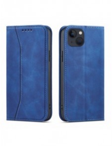 Magnet Fancy Fodral för iPhone 13 täckkort plånbok kortställ blå