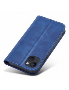 Magnet Fancy Fodral för iPhone 13 täckkort plånbok kortställ blå