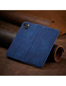 Magnet Fancy Fodral för iPhone 13 täckkort plånbok kortställ blå