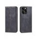 Magnet Fancy Case Fodral för iPhone 13 Pro Pouch Plånbok Korthållare Svart