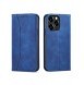 Magnet Fancy Case Fodral för iPhone 13 Pro Pouch Card Plånbok Kortställ Blå
