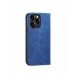 Magnet Fancy Case Fodral för iPhone 13 Pro Pouch Card Plånbok Kortställ Blå