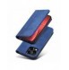 Magnet Fancy Case Fodral för iPhone 13 Pro Pouch Card Plånbok Kortställ Blå