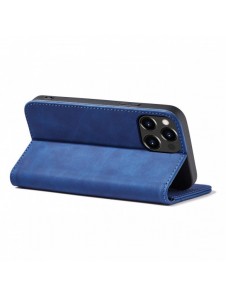 Magnet Fancy Case Fodral för iPhone 13 Pro Pouch Card Plånbok Kortställ Blå