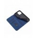 Magnet Fancy Case Fodral för iPhone 13 Pro Pouch Card Plånbok Kortställ Blå