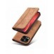 Magnet Fancy Case Fodral för iPhone 13 Pro Cover Card Plånbok Kortställ Brun