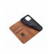 Magnet Fancy Case Fodral för iPhone 13 Pro Cover Card Plånbok Kortställ Brun