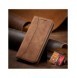 Magnet Fancy Case Fodral för iPhone 13 Pro Cover Card Plånbok Kortställ Brun