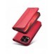 Magnet Fancy Case Fodral för iPhone 13 Pro Cover Card Plånbok Kortställ Röd