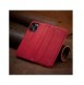 Magnet Fancy Case Fodral för iPhone 13 Pro Cover Card Plånbok Kortställ Röd