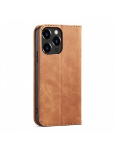 Magnet Fancy Case Fodral för iPhone 13 Pro Max Pouch Card Plånbok Korthållare Brun