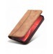 Magnet Fancy Case Fodral för iPhone 13 Pro Max Pouch Card Plånbok Korthållare Brun