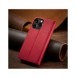 Magnet Fancy Case Fodral för iPhone 13 Pro Max Pouch Plånbok Korthållare Röd