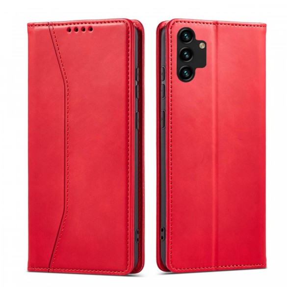 Magnet Fancy Fodral Fodral För Samsung Galaxy A13 5G Plånbok Korthållare Röd