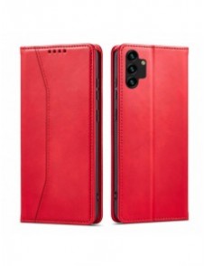 Magnet Fancy Fodral Fodral För Samsung Galaxy A13 5G Plånbok Korthållare Röd