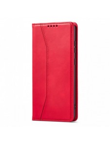 Magnet Fancy Fodral Fodral För Samsung Galaxy A13 5G Plånbok Korthållare Röd