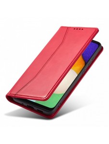 Magnet Fancy Fodral Fodral För Samsung Galaxy A13 5G Plånbok Korthållare Röd