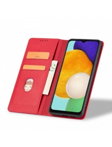 Magnet Fancy Fodral Fodral För Samsung Galaxy A13 5G Plånbok Korthållare Röd
