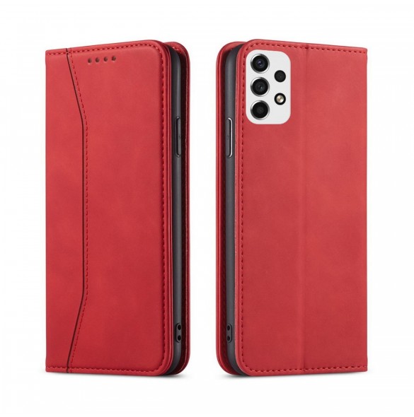 Magnet Fancy Fodral Fodral För Samsung Galaxy A53 5G Plånbok Korthållare Röd