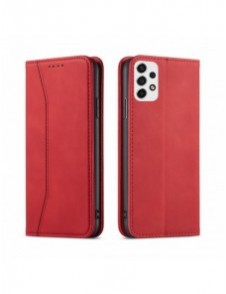 Magnet Fancy Fodral Fodral För Samsung Galaxy A53 5G Plånbok Korthållare Röd