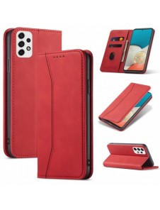 Magnet Fancy Fodral Fodral För Samsung Galaxy A53 5G Plånbok Korthållare Röd
