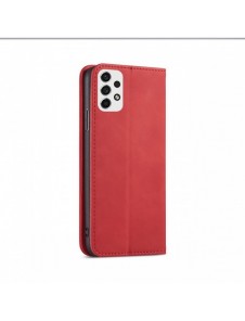 Magnet Fancy Fodral Fodral För Samsung Galaxy A53 5G Plånbok Korthållare Röd