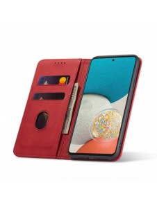 Magnet Fancy Fodral Fodral För Samsung Galaxy A53 5G Plånbok Korthållare Röd