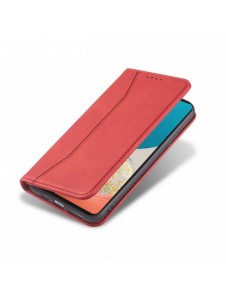 Magnet Fancy Fodral Fodral För Samsung Galaxy A53 5G Plånbok Korthållare Röd