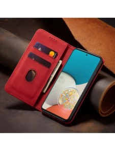 Magnet Fancy Fodral Fodral För Samsung Galaxy A53 5G Plånbok Korthållare Röd