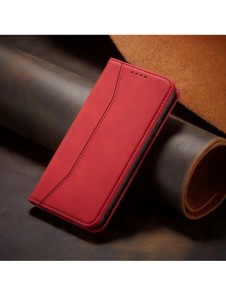 Magnet Fancy Fodral Fodral För Samsung Galaxy A53 5G Plånbok Korthållare Röd