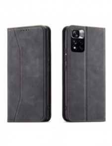 Magnet Fancy Case Fodral för Xiaomi Redmi Note 11 Pro Pouch Card Plånbok Korthållare Svart